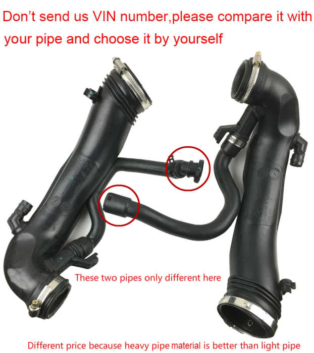 Air Intake Turbo Hose for Peugeot 3008 508 5008 Citroen C4 Intake Pipe DS6