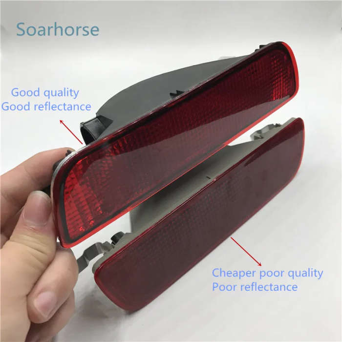 Car Rear Bumper Fog Lamp Reverse Brake Reflector Light For Nissan Qashqai 2007-15