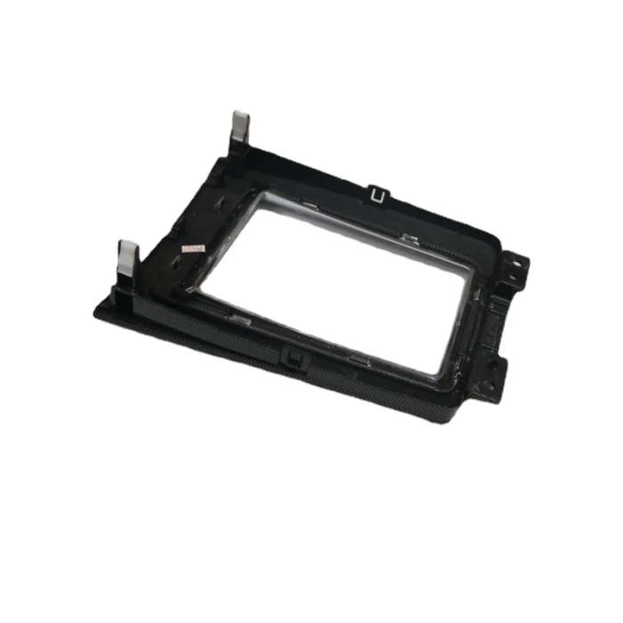 For Mitsubishi Lancer EX Carbon Fiber CVT Automatic Transmission Gear Shift Lever Panel Cover Trim
