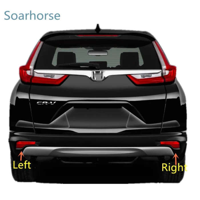Car Rear Bumper Reflector Fog Light Tail Brake lamp For HONDA CRV RW RT 2017 2018 2019