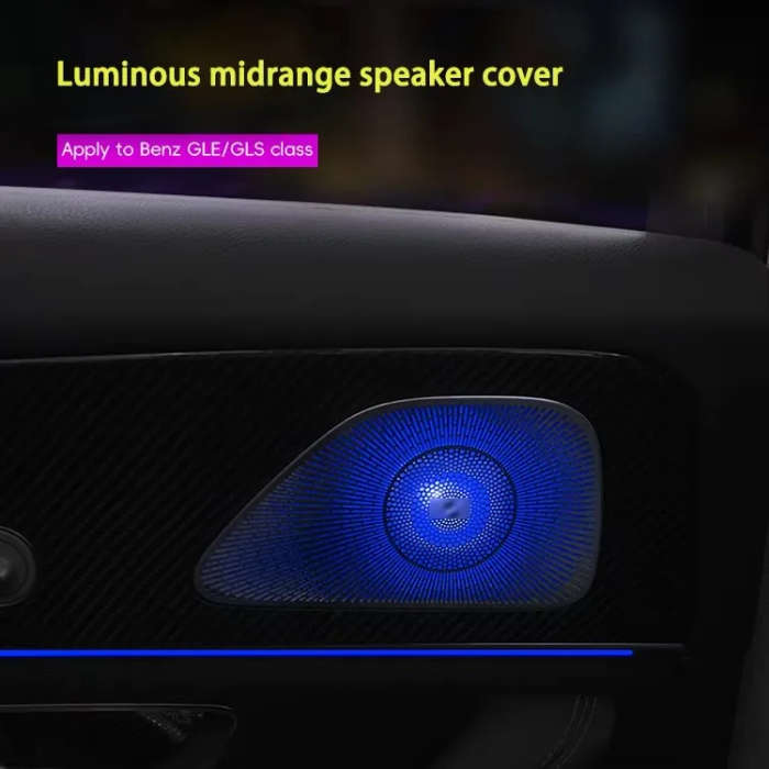 X167 Car Door Midrange Speaker Cover With Ambient Lights for Mercedes Benz GLE/GLS-class W167 Horn