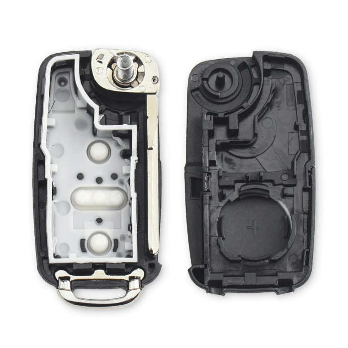 3 Button Folding Remote Car Key Shell Flip Case Fob for VW Polo Golf 4 7 6 MK6 Tiguan Touareg