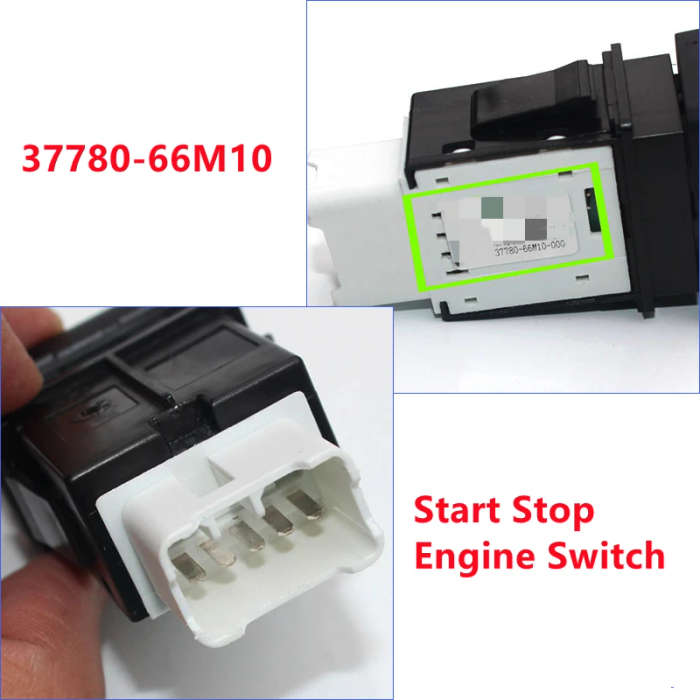 1 PCS Car Parking Auxiliary Radar ESP Power Switch Start Stop Engine Button For Suzuki
