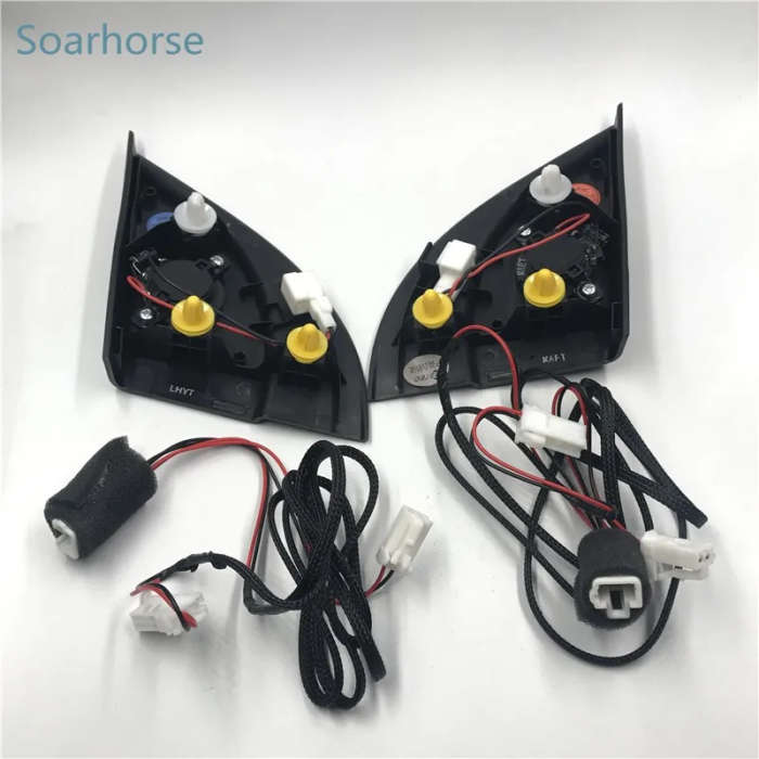 For Hyundai Solaris 2011-2016 Black Triangle Tweeter Speakers Treble Horn Tweeter Audio and Wire