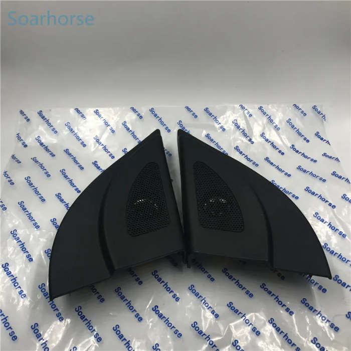For Hyundai Solaris 2011-2016 Black Triangle Tweeter Speakers Treble Horn Tweeter Audio and Wire