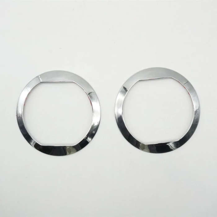 2 PCS For Chevrolet AVEO Chrome Air Conditioning Outlet Decorative Cover Dash A/C Vent Trim Ring