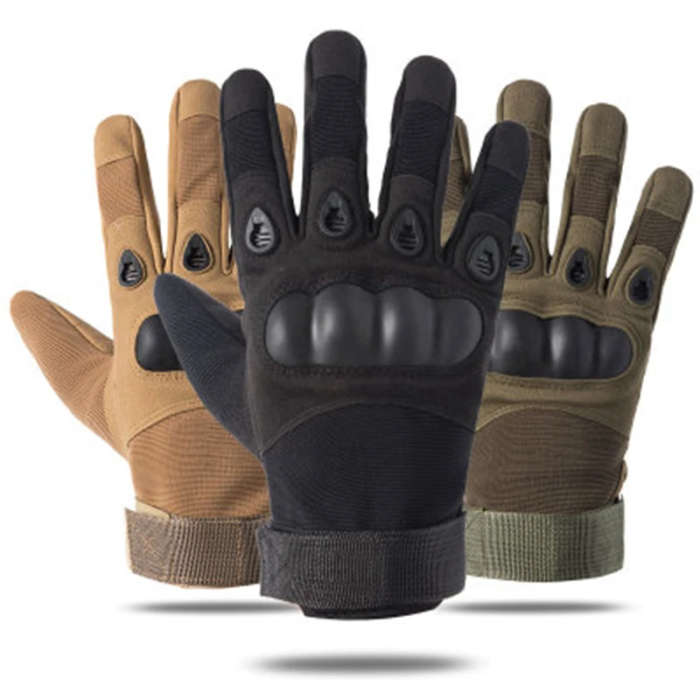 # 6 - Black Glove Full Finger with ventilation