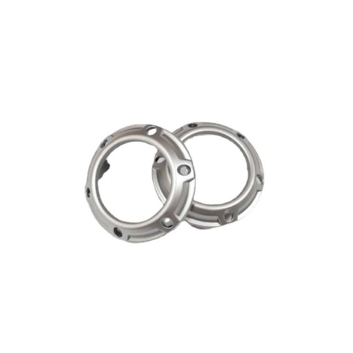 2PCS Silver Car Front Bumper Fog Light Bezels Fog Lamp Cover For Mitsubishi Outlander 2007 2008 2009