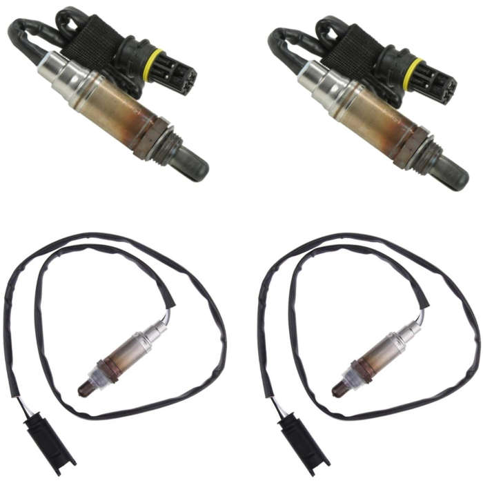 4Pcs O2 Oxygen Sensor Upstream and Downstream for BMW 323i 325i X3 X5 E39 E46 Z3 Z4
