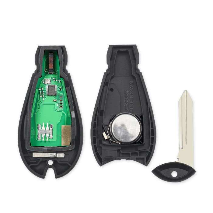 433Mhz GQ4-53T Half Smart Remote Car Key For Dodge RAM 1500 2500 3500 4500 2013-18 3/4/5 Buttons