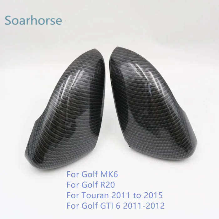 For Volkswagen Golf Mk6 Mk7 R20 Car Side Wing Mirror Cover For Scirocco Passat B7 CC beatle