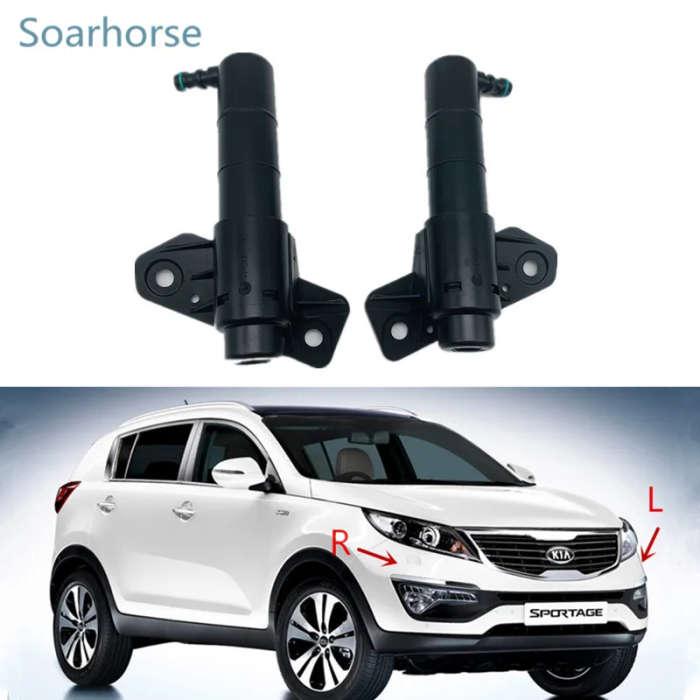 Car Headlamp Headlight Washer Spray Nozzle Jet Pump For KIA sportage 3 KX4 2010-2015