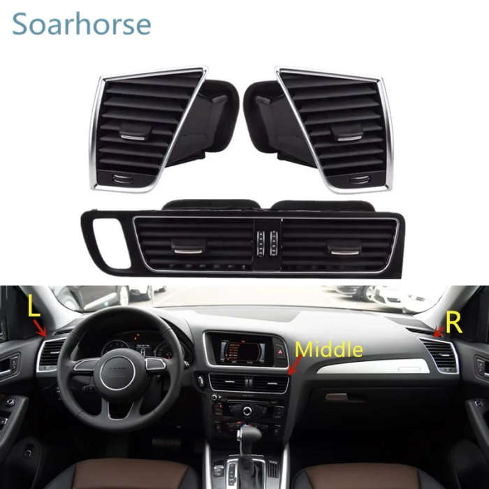Front Rear Panel Dash Louver Air Conditioner Vent A/C Outlet For Audi Q5 2009-2018