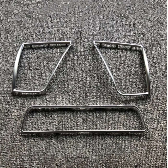 For Audi Q5 Front Left /RIGHT/ Middle Air Conditioning Outlet A/C Air Vent Chrome trim Plate Cover