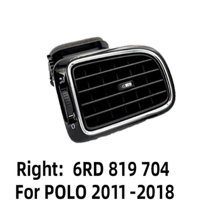 Car Glossy Black Right Left Central Dashboard AC Air Outlet Vent For Polo 2011-2018 6RD819728