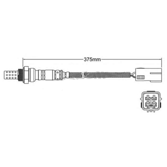 Car Air Fuel Ratio Sensor Lambda O2 Oxygen Sensor For Ford Escape 2.3 Mazda 6 MPV II 2002-2006