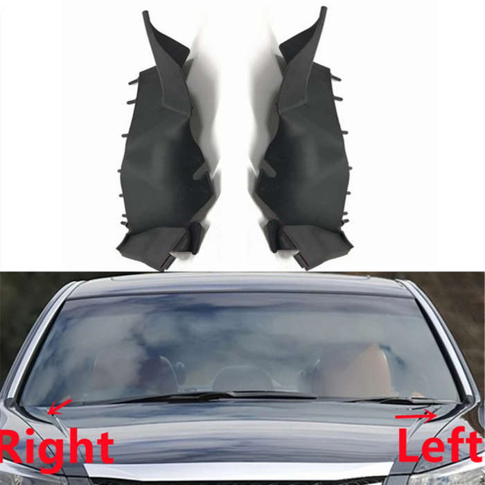 Front Windshield Wiper Cowl Side Water Guide Plate For Honda Euro Accord SPIRIOR 2008-2013