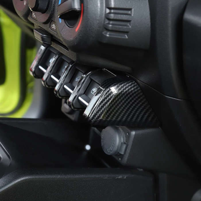 Car Window Lifting Switch Button Dcoration Cover Accessories For Suzuki Jimny 2019 2020 2021 2022
