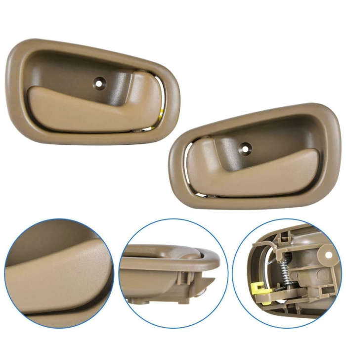 4X Beige Inside Inner Interior Door Handle for Toyota Corolla /Chevy Prizm 1998-2002
