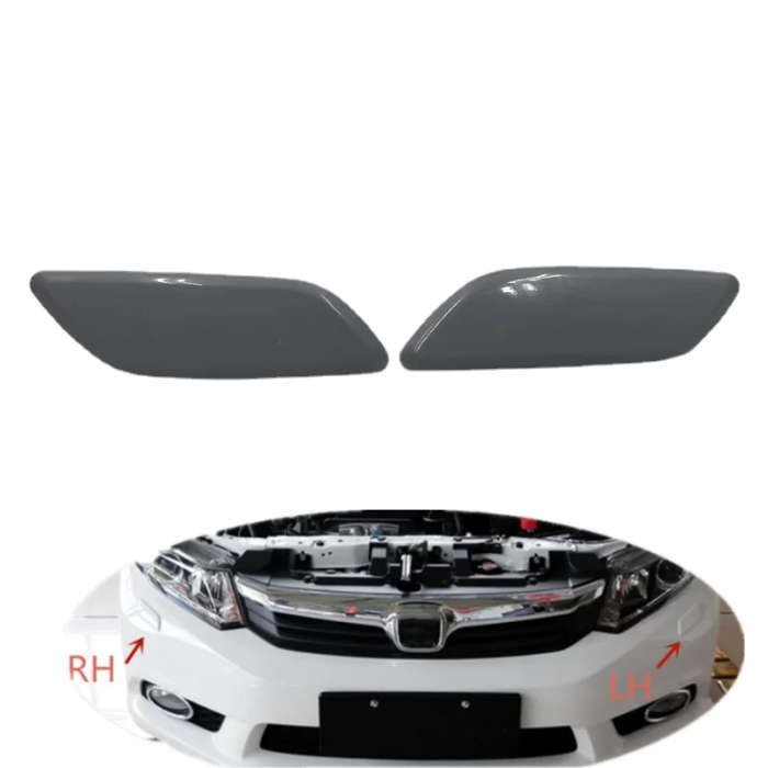 For Honda Civic 2012 2013 Front Bumper Headlight Washer Spray Nozzle Cover Headlamp Washer Jet Cap