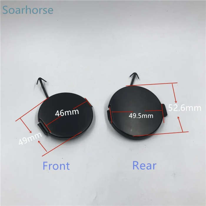 for Mitsubishi Lancer EX Car Front rear bumper towing hook cover trailer cap