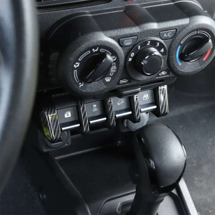 Car Window Lifting Switch Button Dcoration Cover Accessories For Suzuki Jimny 2019 2020 2021 2022