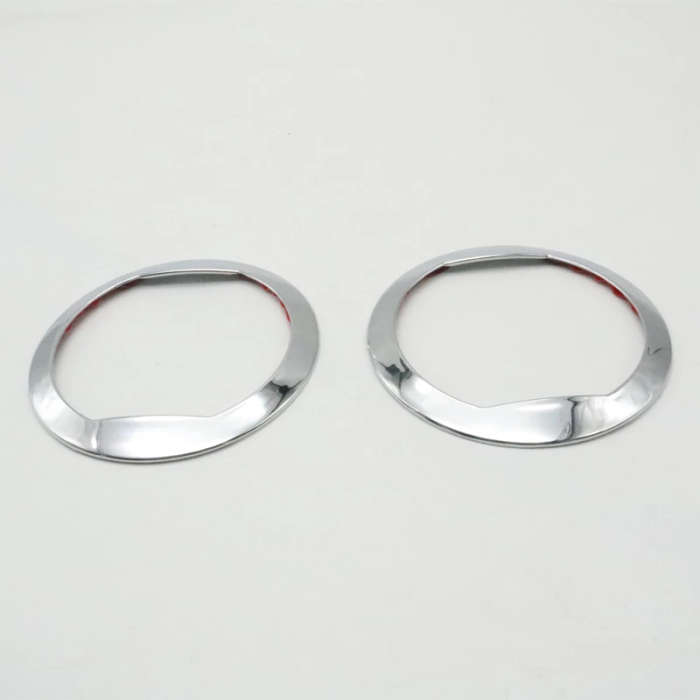2 PCS For Chevrolet AVEO Chrome Air Conditioning Outlet Decorative Cover Dash A/C Vent Trim Ring
