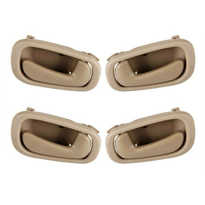 4X Beige Inside Inner Interior Door Handle for Toyota Corolla /Chevy Prizm 1998-2002