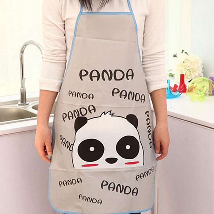 Kids Cartoon Adjustable Waterproof Sleeveless Cooking Apron