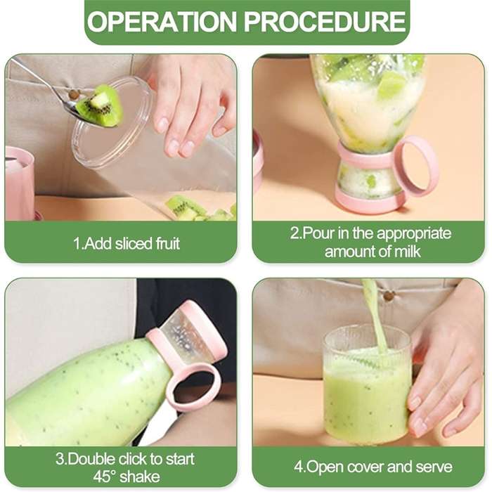 Portable mini juice blender 420ml