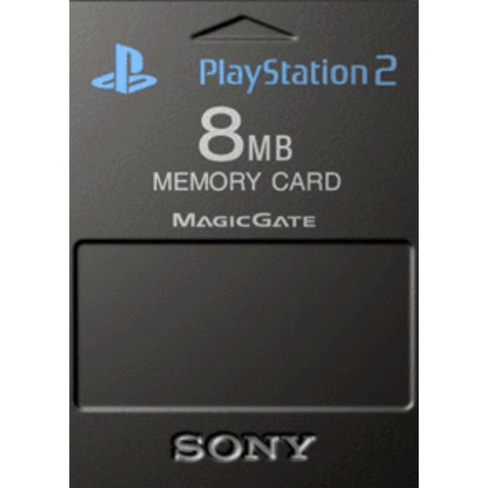 Memory Card - 8Mb (Black) (PlayStation 2)