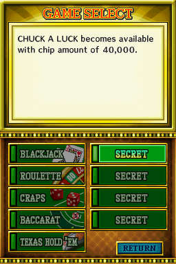 Sega Casino (Nintendo DS)