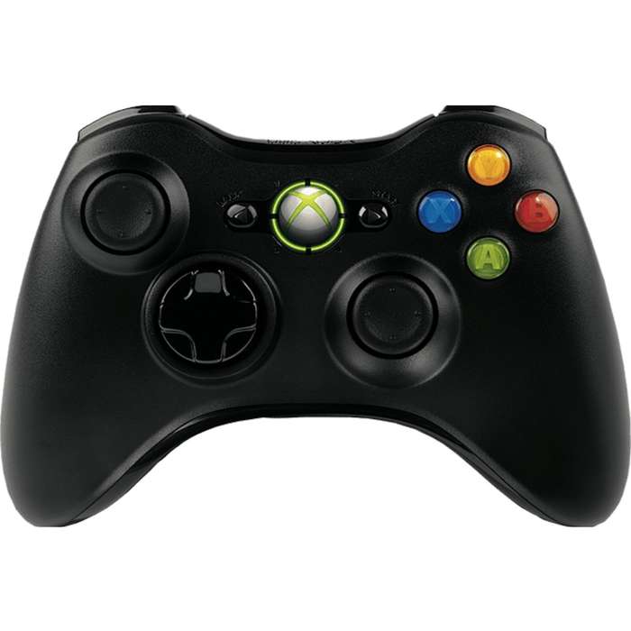 Wireless Controller - Black (Xbox 360)