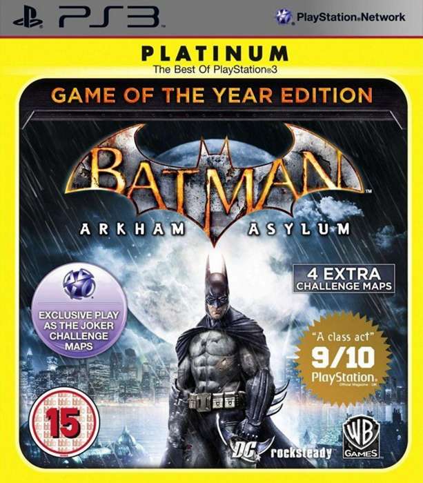 Batman: Arkham Asylum - Game of the Year Edition - Platinum (PlayStation 3)
