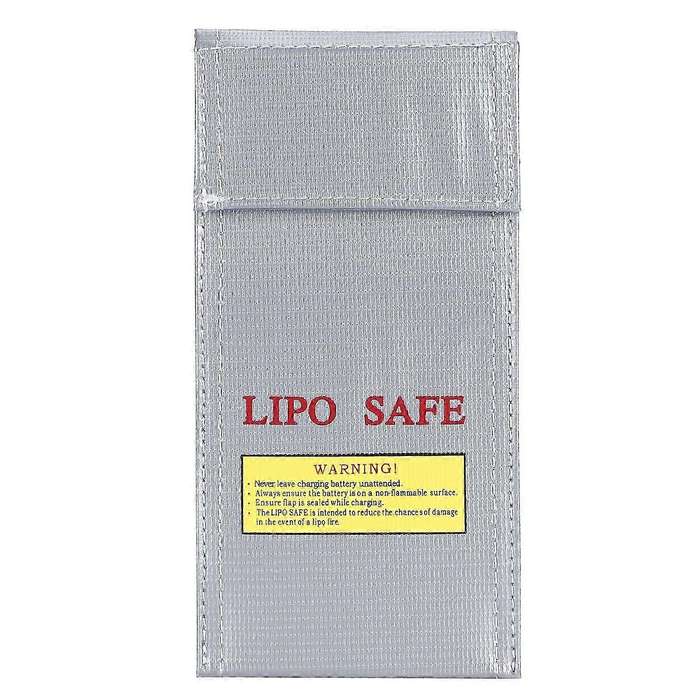 Lipo Battery Safety Bag Fire Retardant Fireproof Explosion Proof Guard 20cm x 10cm