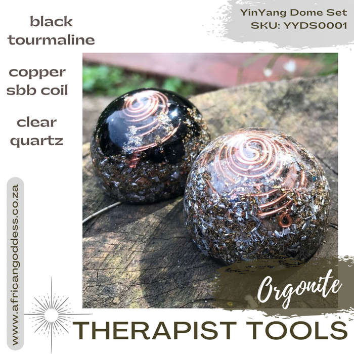 Orgonite YinYang Small Dome Set