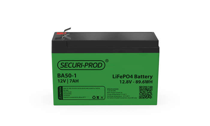 Securi-Prod Battery Lithium 12V 7AH