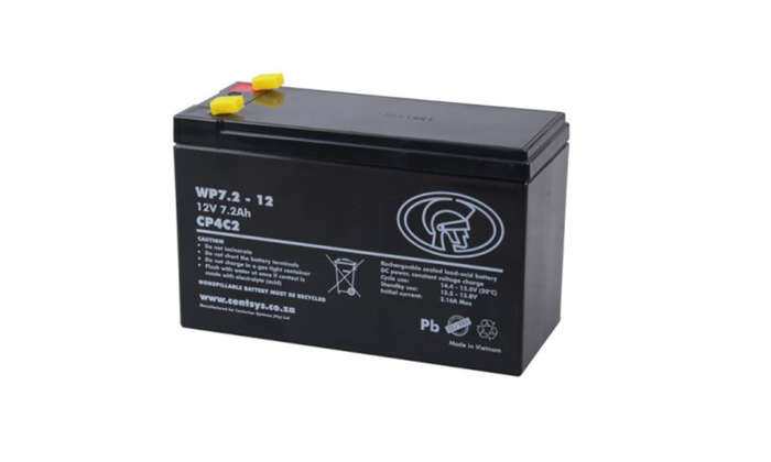 Battery MF, 12V, 7.2 Ah - Sealed Maintenance Free