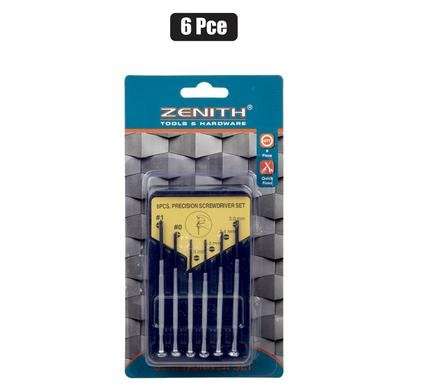 Screwdriver-set precision 6 Piece plastic-box