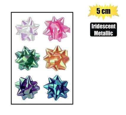 Iridescent Metallic Bow 5cm