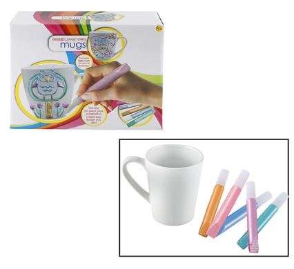 Decorate Your Own Mug Set