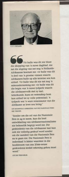 Sonop in die Suide: Geboorte en Groei van die Nasionale Pers, 1915-1 - Muller, C. F. J.