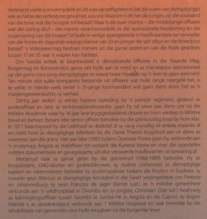 Boskroniek (April - Junie 1977): Dagverhaal van 'n Grenssoldaat - Bakkes, Cas