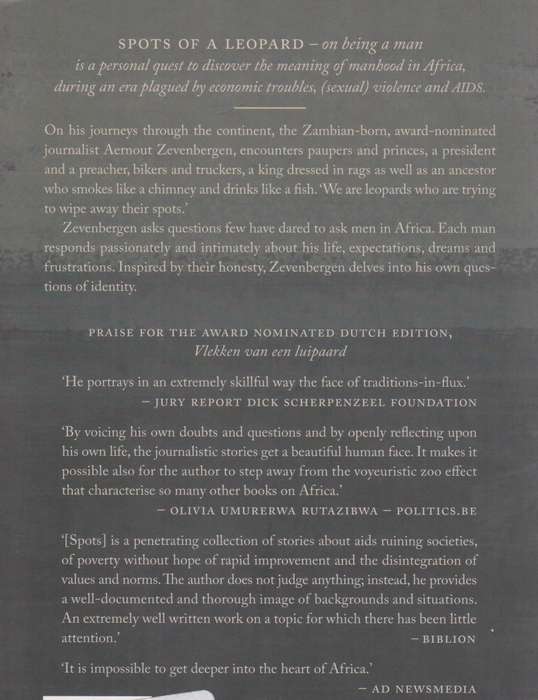 Spots of a Leopard. On Being a Man - Zevenbergen, Aernout