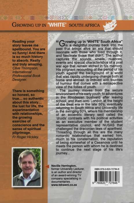 Growing up in White South Africa - Herrington, Neville - 9780620727846