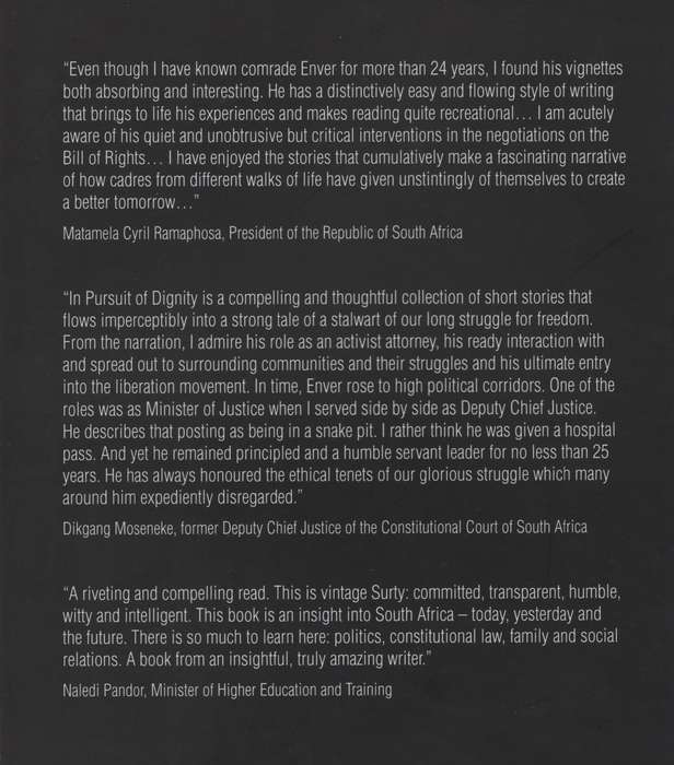 In Pursuit of Dignity - Surty, Mohamed Enver