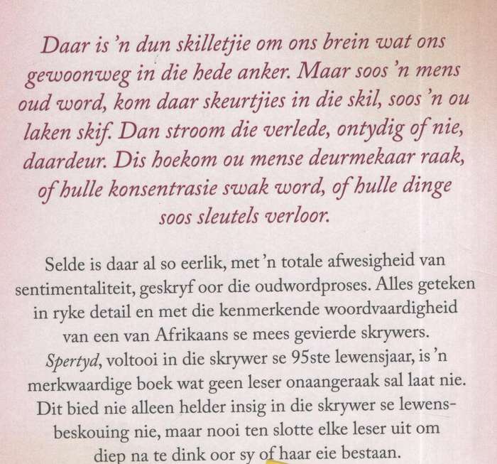 Spertyd - Joubert, Elsa