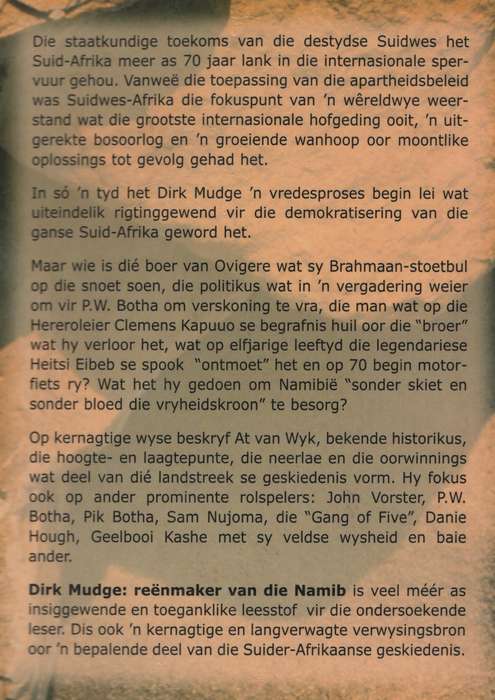 Dirk Mudge - VANWYK,A