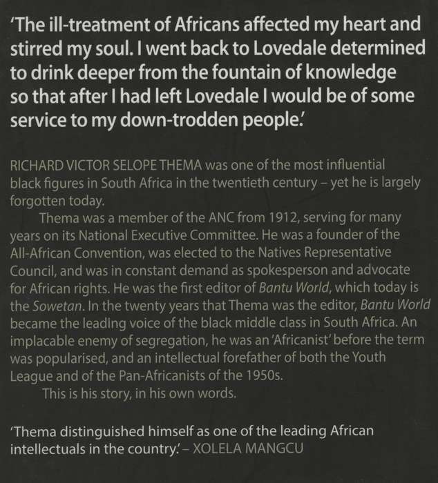 From Cattle-Herding to Editor's Chair: A Forgotten Founder of the AN - Thema, Selope