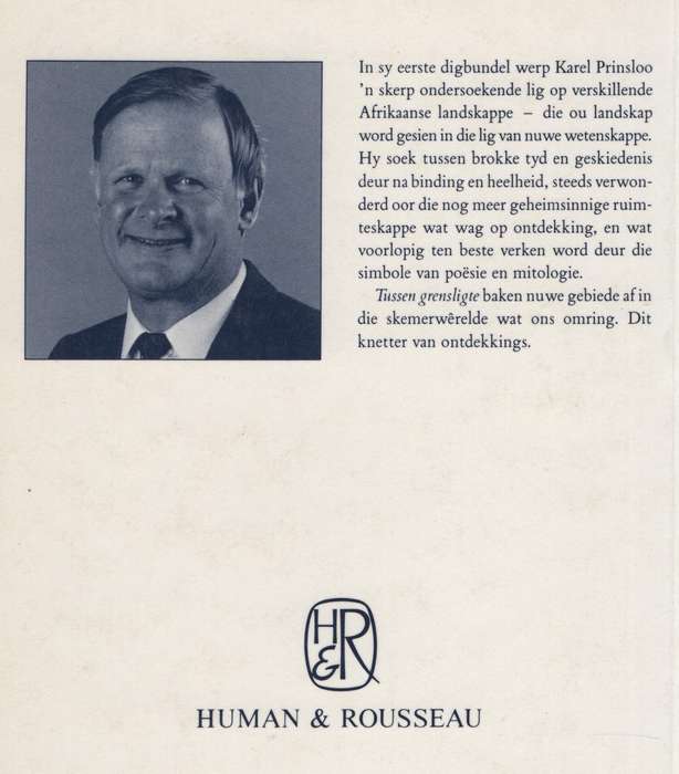Tussen Grensligte - Prinsloo, Karel